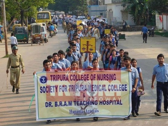 Nursing Students host massive rally on International Nurses Day Nursing Students host massive rally on International Nurses Day